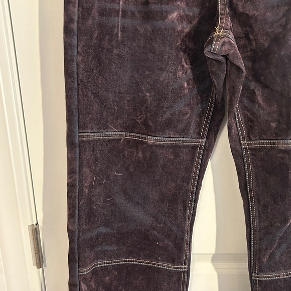 Forever 21 Women's High Rise Slim Fit Flare Leg Flocked Jeans NWOT Sz 28 - Picture 5 of 12